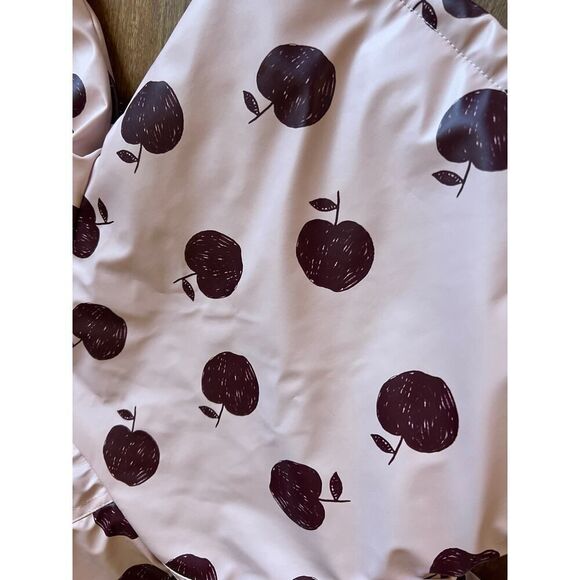 ZARA BABY GIRL APPLE SHERPA LINED JACKET SIZE 9-12 MONTHS - Picture 6 of 9